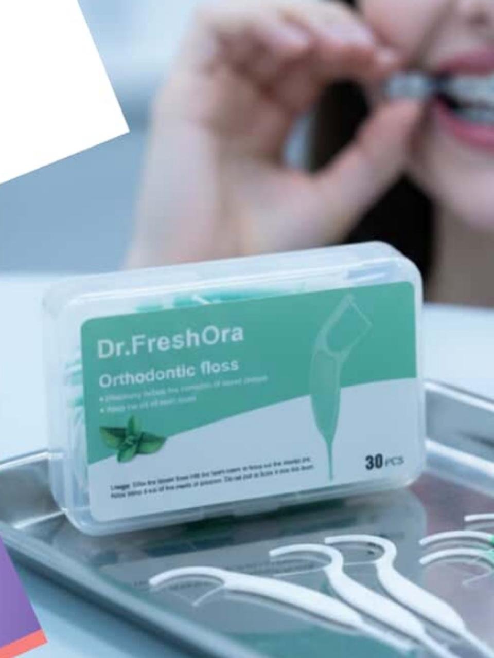 floss for braces Dr. FreshOra Kids Animated Floss – Fun Floss Picks for Kids