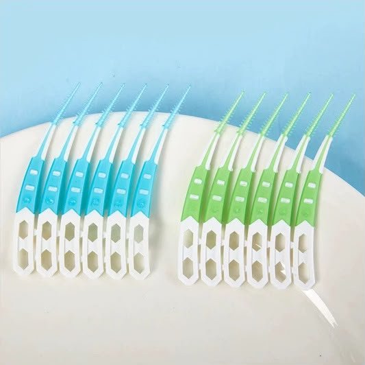 Dr. FreshOra Silicone Interdental Brush 12 PCS Dr. FreshOra silicone interdental brush 12 piece set